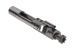 Cryptic Coatings Mystic Silver AR-15 bolt carrier group for 5.56 NATO has an ultra-slick 0.3 coefficient of friction